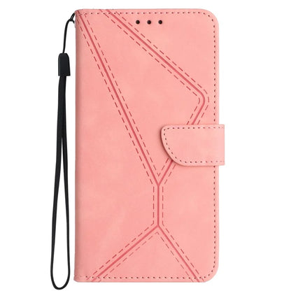 HT05 For Xiaomi Redmi 13C 4G / 5G / Poco C65 4G Leather Case Wallet Cover Imprinted Line
