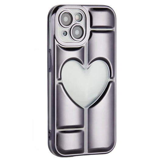 MNS Series for iPhone 13 Electroplating TPU Phone Case Precise Lens Hole