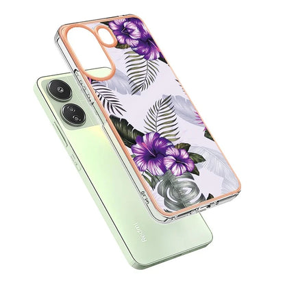 YB IMD Series-1 For Xiaomi Redmi 13C 4G / Poco C65 4G TPU Phone Case Electroplating Cover