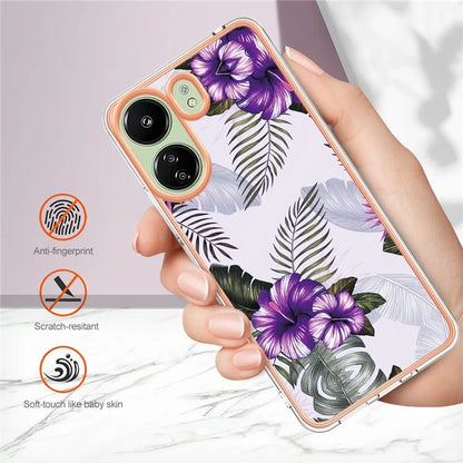 YB IMD Series-1 For Xiaomi Redmi 13C 4G / Poco C65 4G TPU Phone Case Electroplating Cover