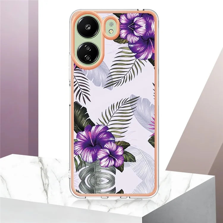 YB IMD Series-1 For Xiaomi Redmi 13C 4G / Poco C65 4G TPU Phone Case Electroplating Cover
