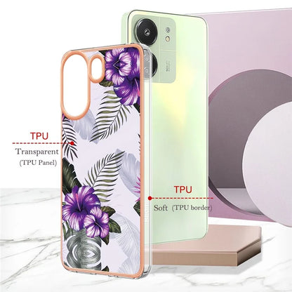 YB IMD Series-1 For Xiaomi Redmi 13C 4G / Poco C65 4G TPU Phone Case Electroplating Cover