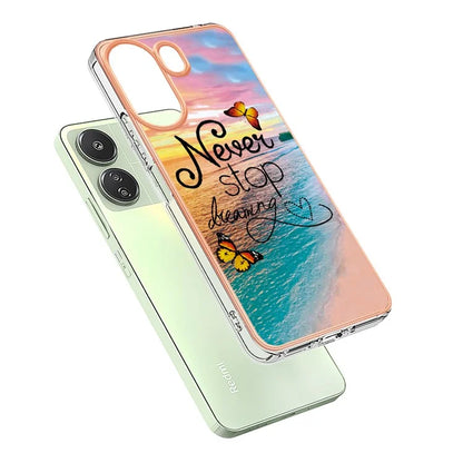 YB IMD Series-1 For Xiaomi Redmi 13C 4G / Poco C65 4G TPU Phone Case Electroplating Cover