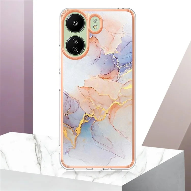 YB IMD Series-1 For Xiaomi Redmi 13C 4G / Poco C65 4G TPU Phone Case Electroplating Cover