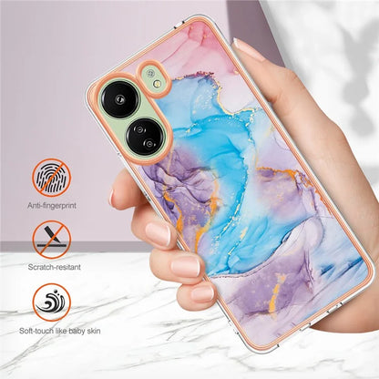 YB IMD Series-1 For Xiaomi Redmi 13C 4G / Poco C65 4G TPU Phone Case Electroplating Cover