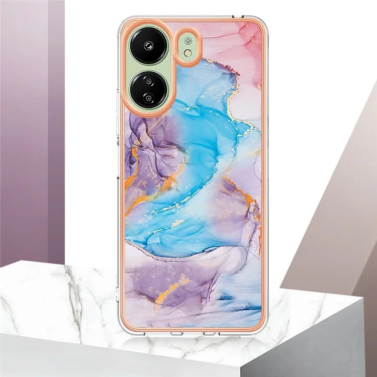 YB IMD Series-1 For Xiaomi Redmi 13C 4G / Poco C65 4G TPU Phone Case Electroplating Cover