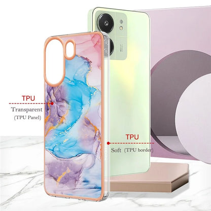 YB IMD Series-1 For Xiaomi Redmi 13C 4G / Poco C65 4G TPU Phone Case Electroplating Cover