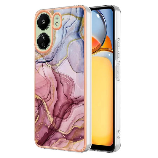 YB IMD Series-16 Style-E For Xiaomi Redmi 13C 4G / Poco C65 4G Soft TPU Case Electroplating Edge
