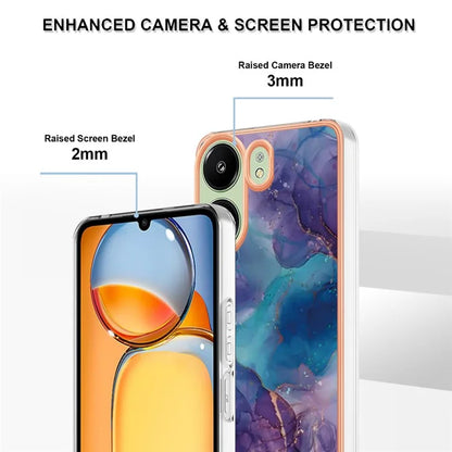 YB IMD Series-16 Style-E For Xiaomi Redmi 13C 4G / Poco C65 4G Soft TPU Case Electroplating Edge