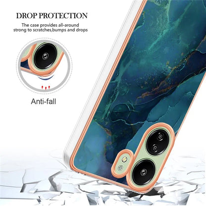 YB IMD Series-16 Style-E For Xiaomi Redmi 13C 4G / Poco C65 4G Soft TPU Case Electroplating Edge