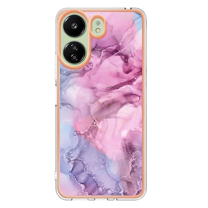 YB IMD Series-16 Style-E For Xiaomi Redmi 13C 4G / Poco C65 4G Soft TPU Case Electroplating Edge
