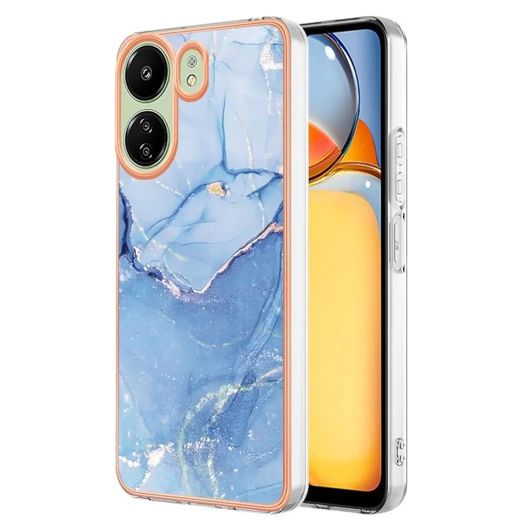 YB IMD Series-16 Style-E For Xiaomi Redmi 13C 4G / Poco C65 4G Soft TPU Case Electroplating Edge