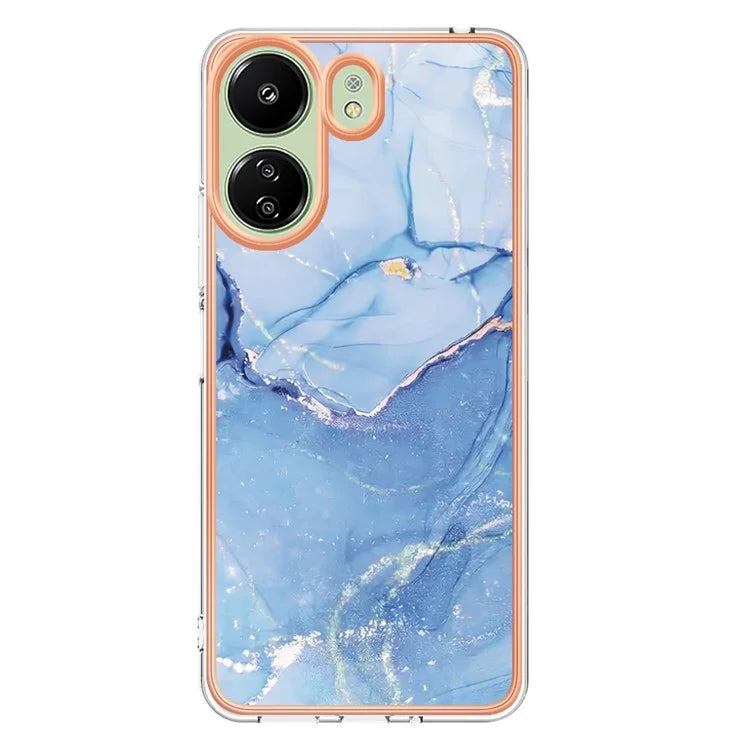 YB IMD Series-16 Style-E For Xiaomi Redmi 13C 4G / Poco C65 4G Soft TPU Case Electroplating Edge