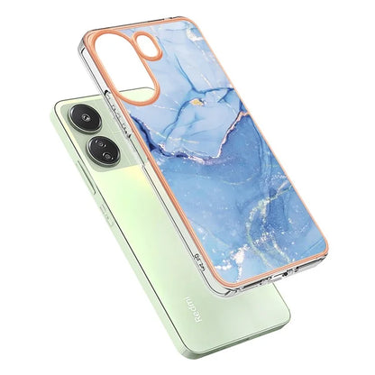 YB IMD Series-16 Style-E For Xiaomi Redmi 13C 4G / Poco C65 4G Soft TPU Case Electroplating Edge