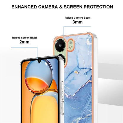 YB IMD Series-16 Style-E For Xiaomi Redmi 13C 4G / Poco C65 4G Soft TPU Case Electroplating Edge