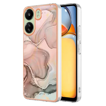 YB IMD Series-16 Style-E For Xiaomi Redmi 13C 4G / Poco C65 4G Soft TPU Case Electroplating Edge