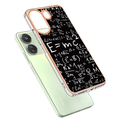YB IMD Series-19 Style-D For Xiaomi Redmi 13C 4G / Poco C65 4G TPU Case Electroplated Pattern Phone Cover