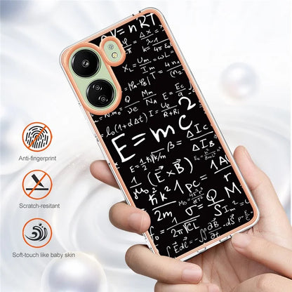 YB IMD Series-19 Style-D For Xiaomi Redmi 13C 4G / Poco C65 4G TPU Case Electroplated Pattern Phone Cover