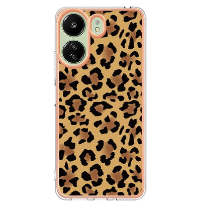 YB IMD Series-19 Style-D For Xiaomi Redmi 13C 4G / Poco C65 4G TPU Case Electroplated Pattern Phone Cover