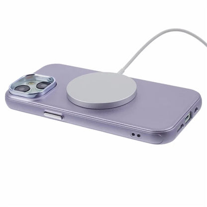 For iPhone 14 / 13 Case Compatible with MagSafe Leather+PC Shockproof Phone Cover