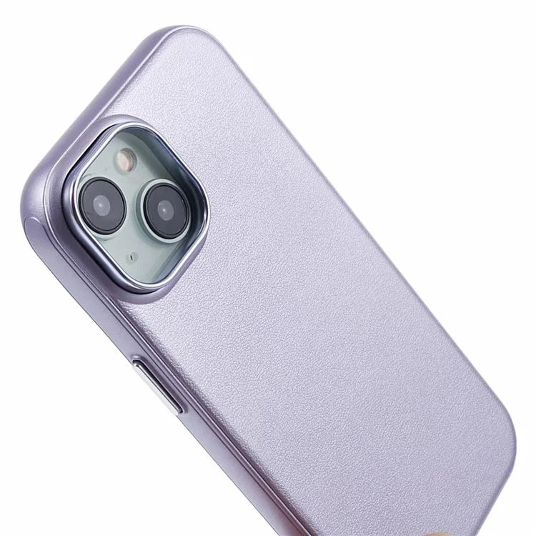For iPhone 14 / 13 Case Compatible with MagSafe Leather+PC Shockproof Phone Cover