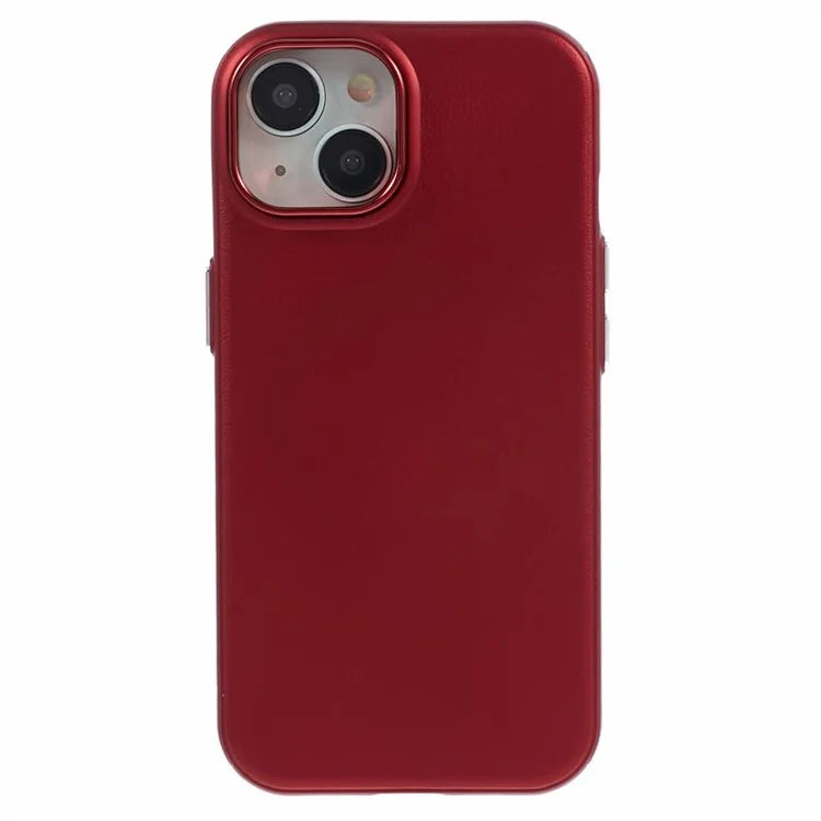For iPhone 14 / 13 Case Compatible with MagSafe Leather+PC Shockproof Phone Cover