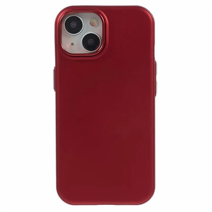 For iPhone 14 / 13 Case Compatible with MagSafe Leather+PC Shockproof Phone Cover