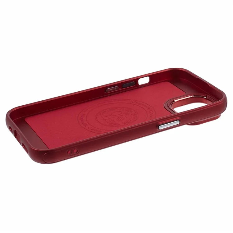 For iPhone 14 / 13 Case Compatible with MagSafe Leather+PC Shockproof Phone Cover