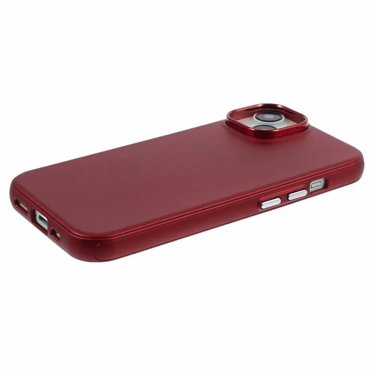 For iPhone 14 / 13 Case Compatible with MagSafe Leather+PC Shockproof Phone Cover