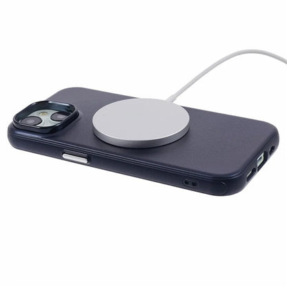 For iPhone 14 / 13 Case Compatible with MagSafe Leather+PC Shockproof Phone Cover