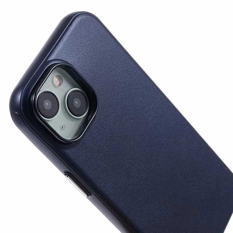 For iPhone 14 / 13 Case Compatible with MagSafe Leather+PC Shockproof Phone Cover