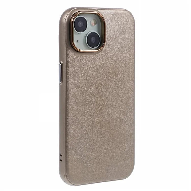 For iPhone 14 / 13 Case Compatible with MagSafe Leather+PC Shockproof Phone Cover