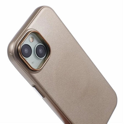 For iPhone 14 / 13 Case Compatible with MagSafe Leather+PC Shockproof Phone Cover