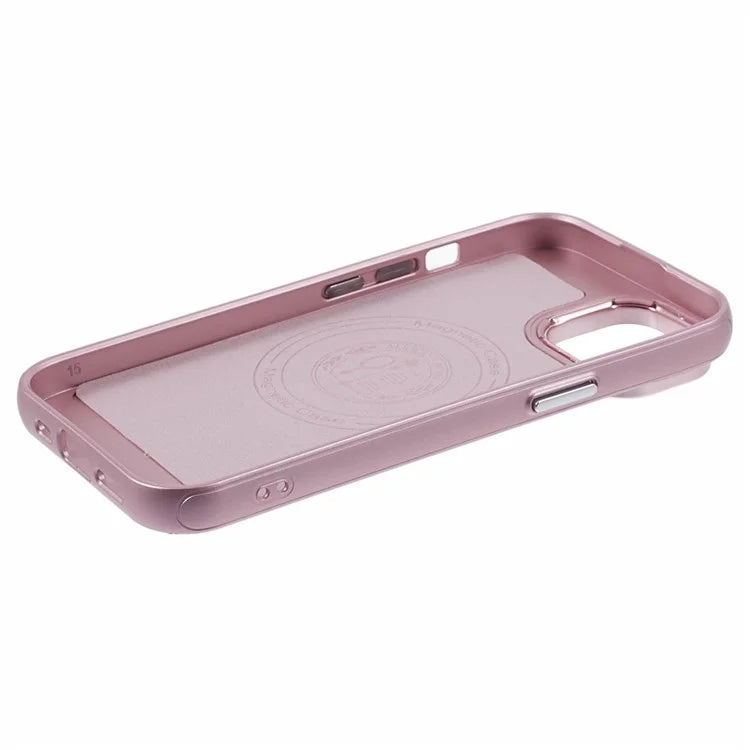 For iPhone 14 / 13 Case Compatible with MagSafe Leather+PC Shockproof Phone Cover