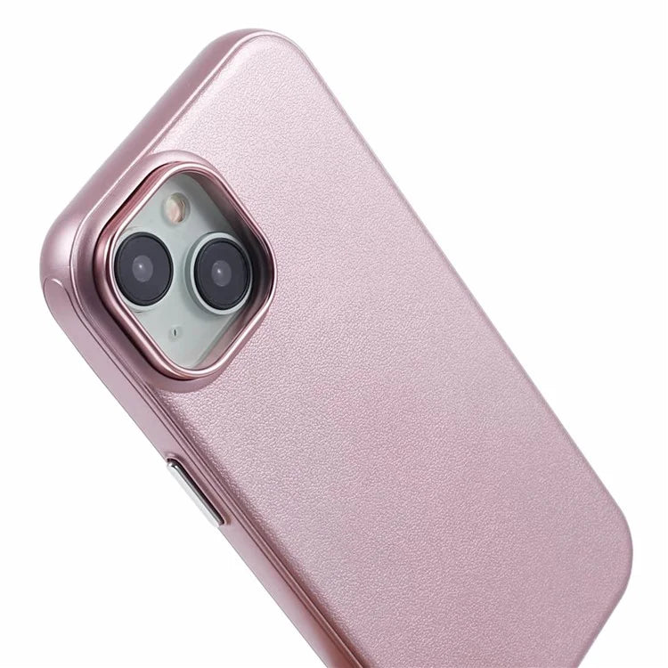 For iPhone 14 / 13 Case Compatible with MagSafe Leather+PC Shockproof Phone Cover
