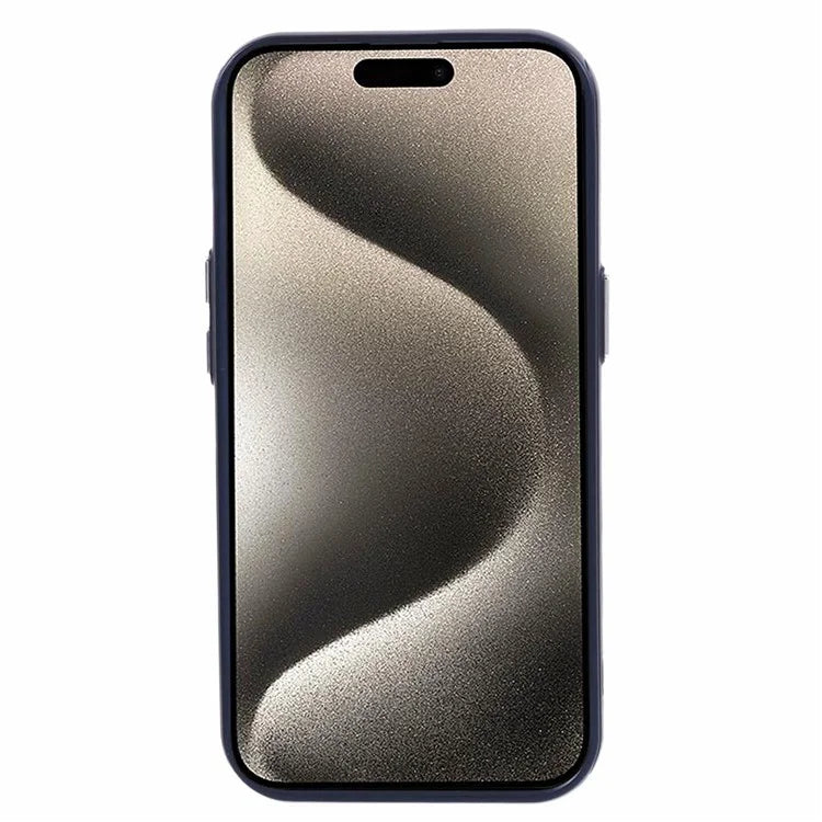 For iPhone 15 PU Leather+PC+TPU Phone Case Magnetic Cover