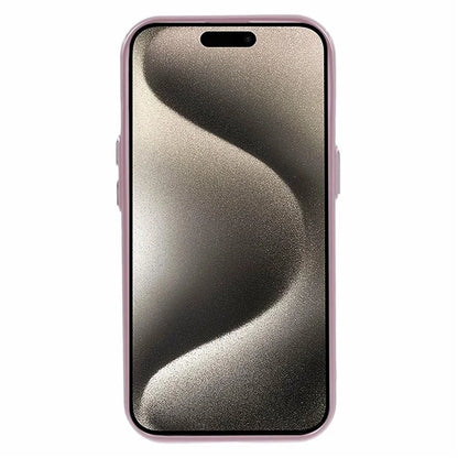 For iPhone 15 PU Leather+PC+TPU Phone Case Magnetic Cover