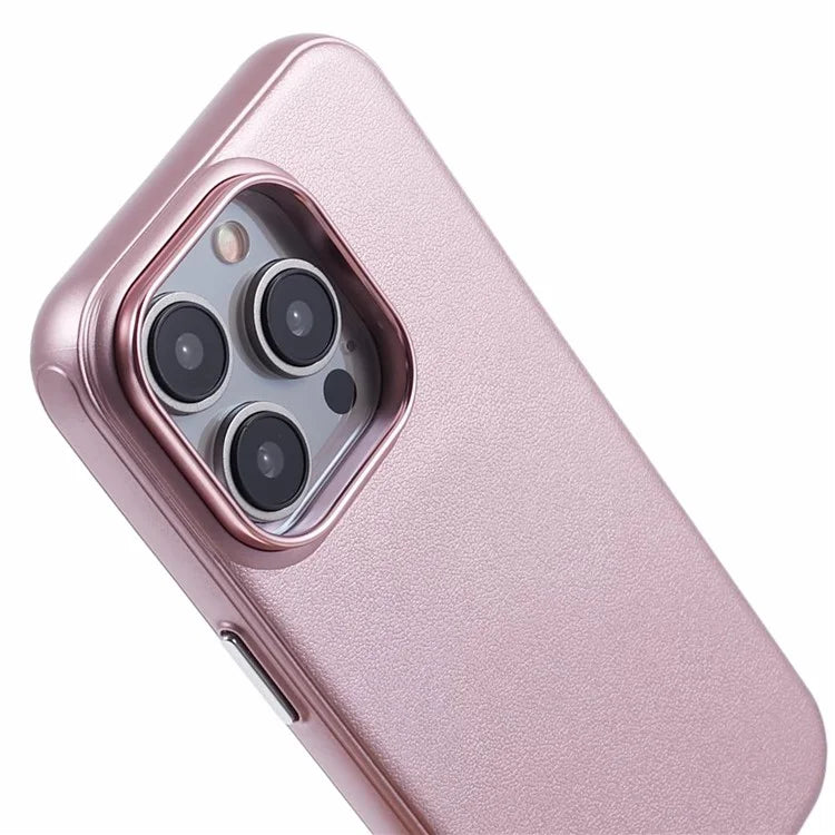 For iPhone 13 Pro Phone Case Compatible with MagSafe Wireless Charging Leather Back Cover