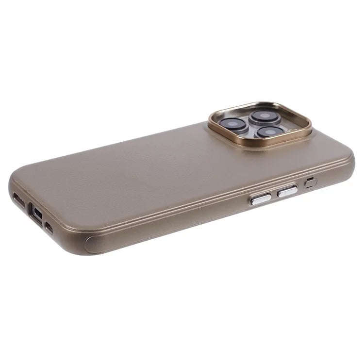 For iPhone 13 Pro Phone Case Compatible with MagSafe Wireless Charging Leather Back Cover