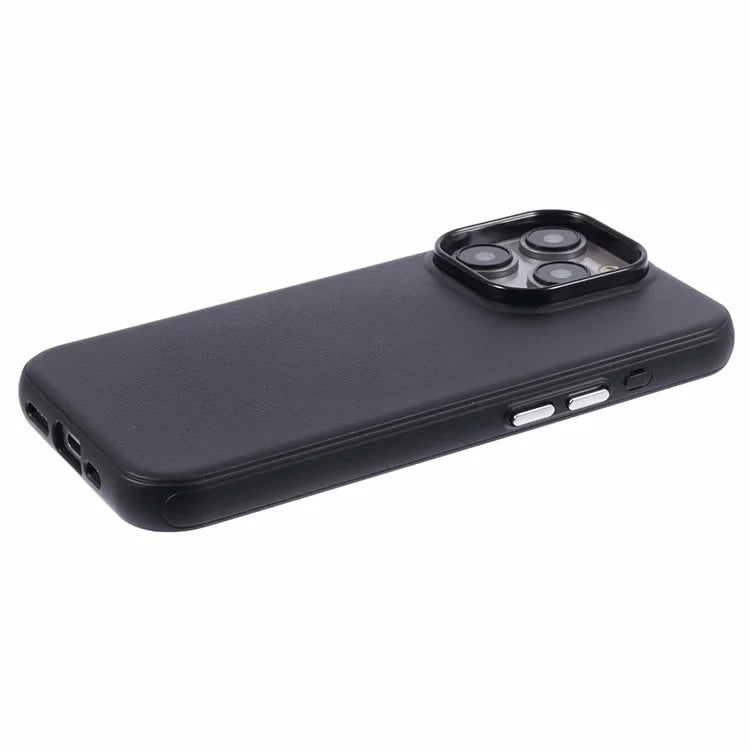 For iPhone 13 Pro Phone Case Compatible with MagSafe Wireless Charging Leather Back Cover