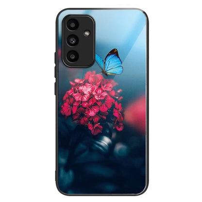 For Samsung Galaxy A15 4G / 5G Phone Case Tempered Glass Pattern Back Cover
