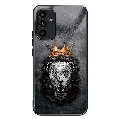 For Samsung Galaxy A15 4G / 5G Phone Case Tempered Glass Pattern Back Cover