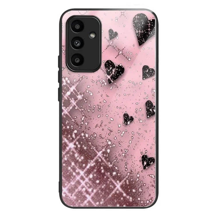 For Samsung Galaxy A15 4G / 5G Phone Case Tempered Glass Pattern Back Cover
