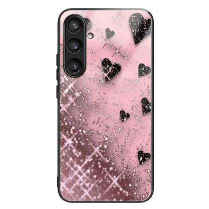 For Samsung Galaxy S23 FE Phone Case Patterned Tempered Glass + TPU Shock Protective Cover