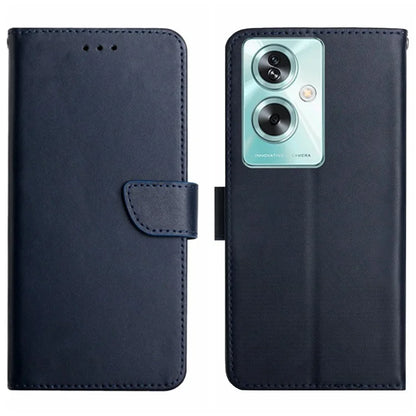 HT02 Genuine Cow Leather Case for Oppo A59 5G Wallet Phone Cover Nappa Texture