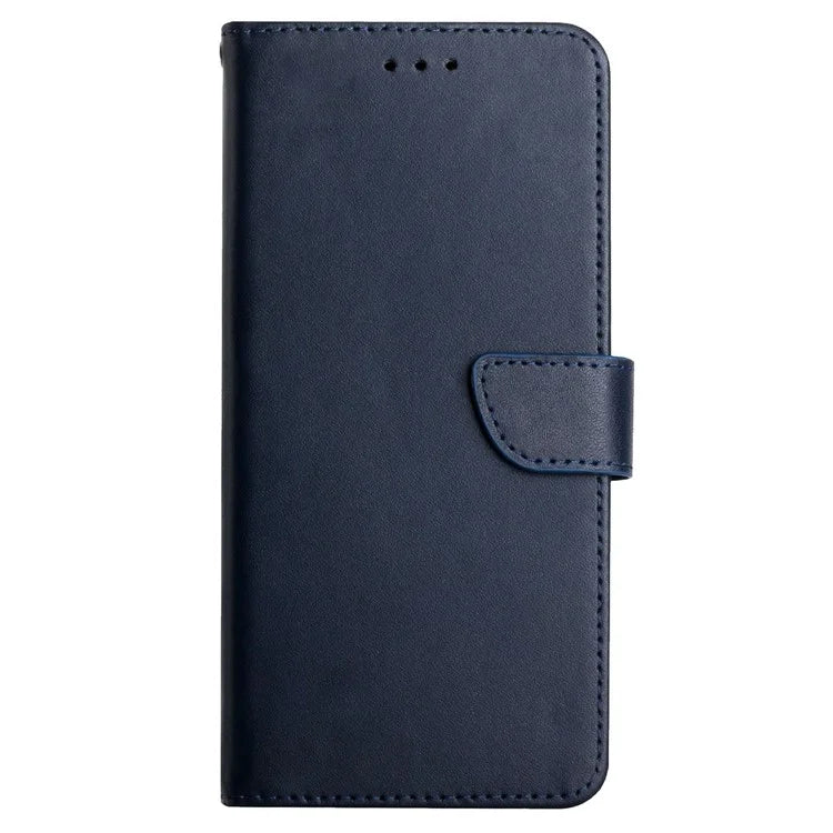 HT02 Genuine Cow Leather Case for Oppo A59 5G Wallet Phone Cover Nappa Texture