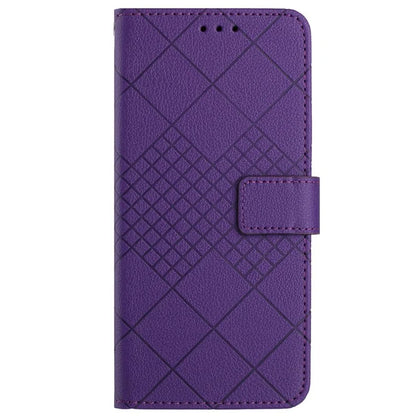HT06 For Oppo A59 5G Leather Case Litchi Texture Flip Wallet Phone Cover