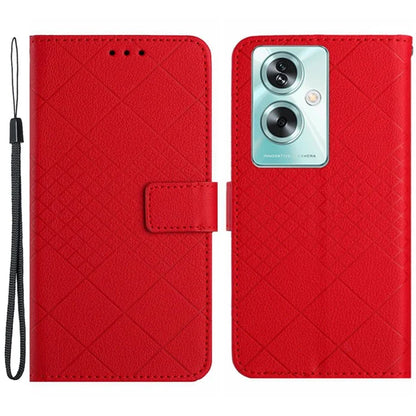 HT06 For Oppo A59 5G Leather Case Litchi Texture Flip Wallet Phone Cover