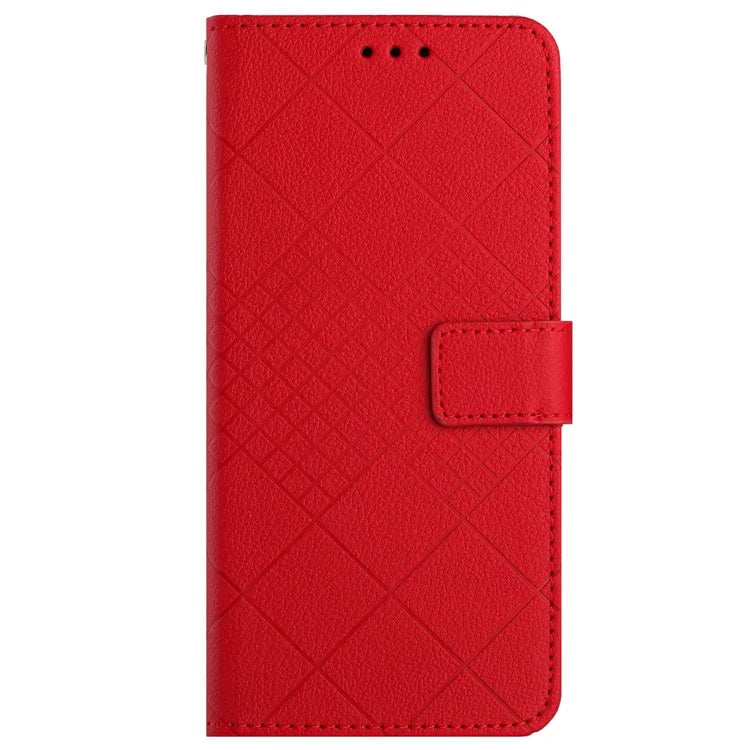 HT06 For Oppo A59 5G Leather Case Litchi Texture Flip Wallet Phone Cover