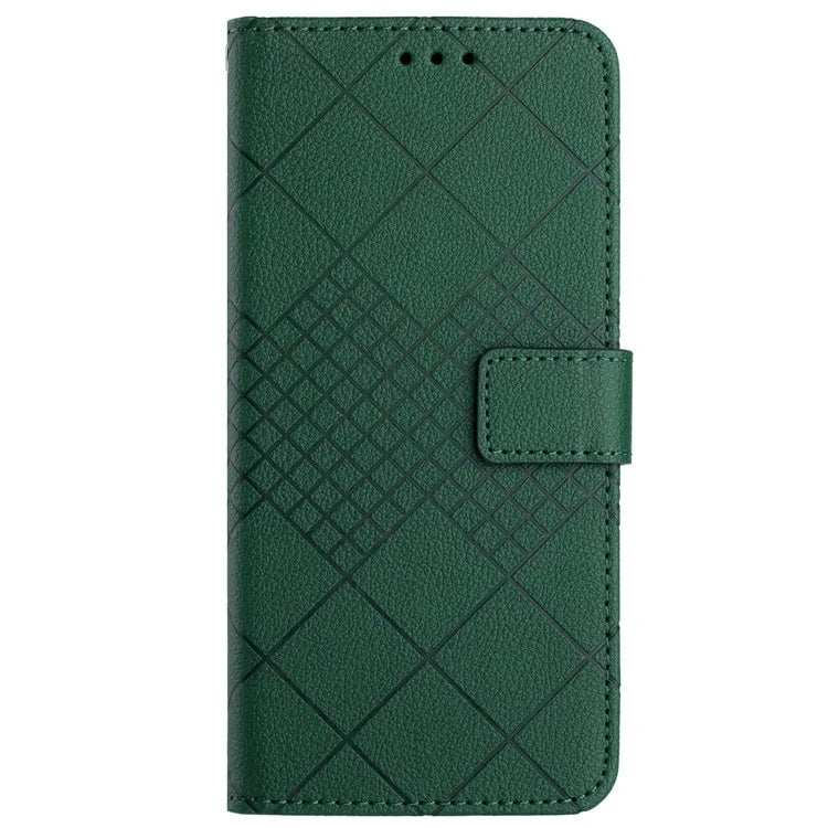 HT06 For Oppo A59 5G Leather Case Litchi Texture Flip Wallet Phone Cover